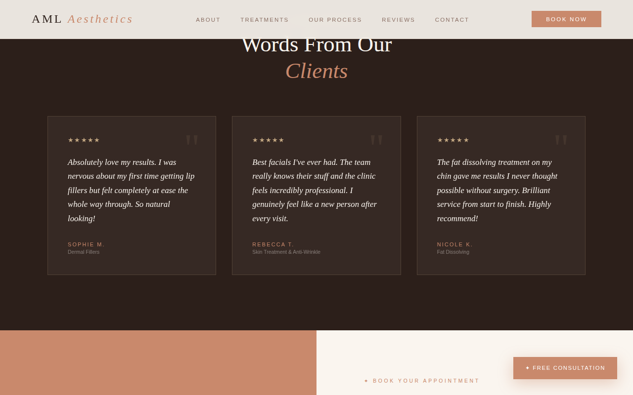 AML Aesthetics Contact
