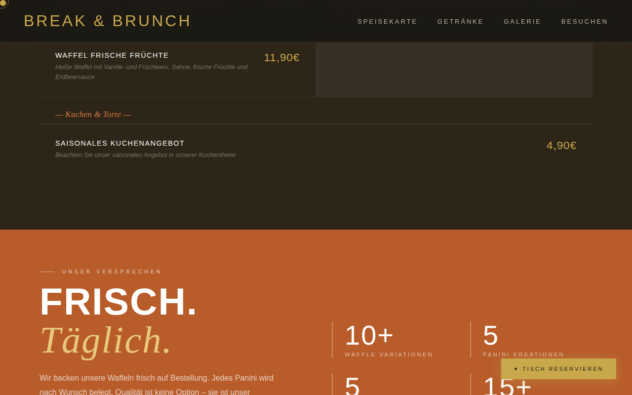 Break and Brunch Drinks